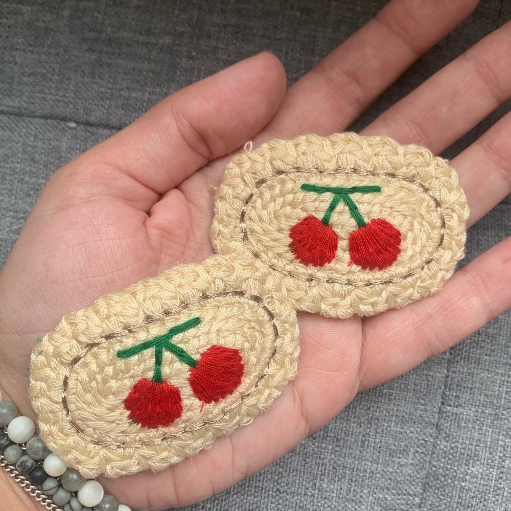 🌸Cherry Pie Hair Clips - Picture 2 of 4